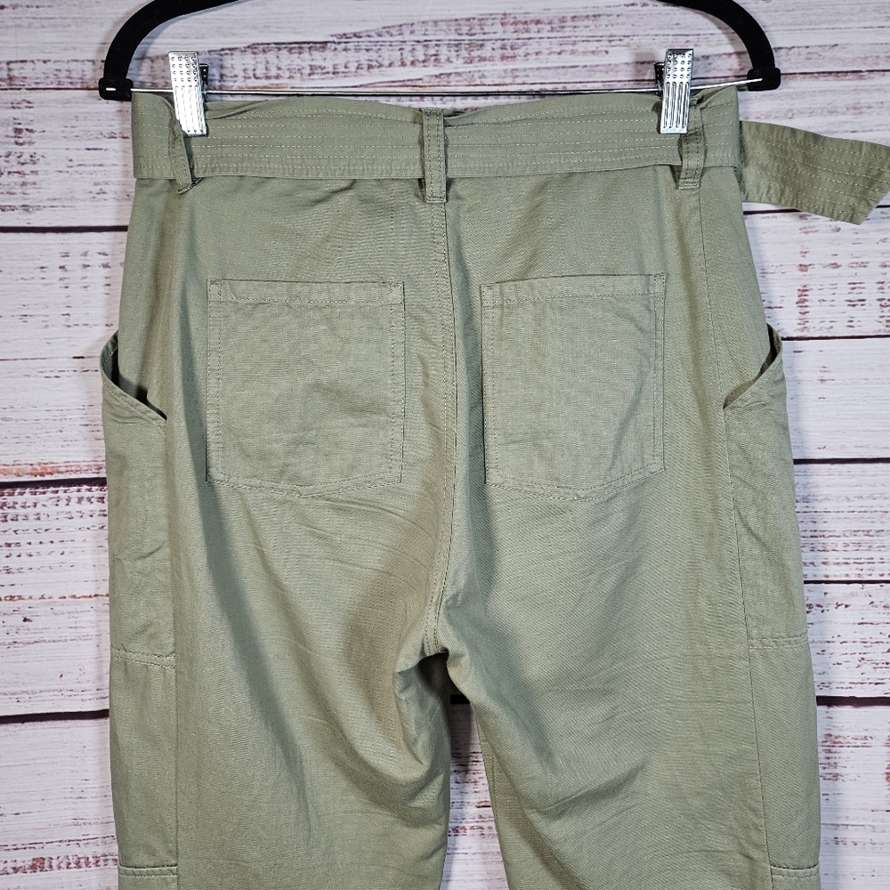 J Brand Athena green belted utility pants - Picture 14 of 16